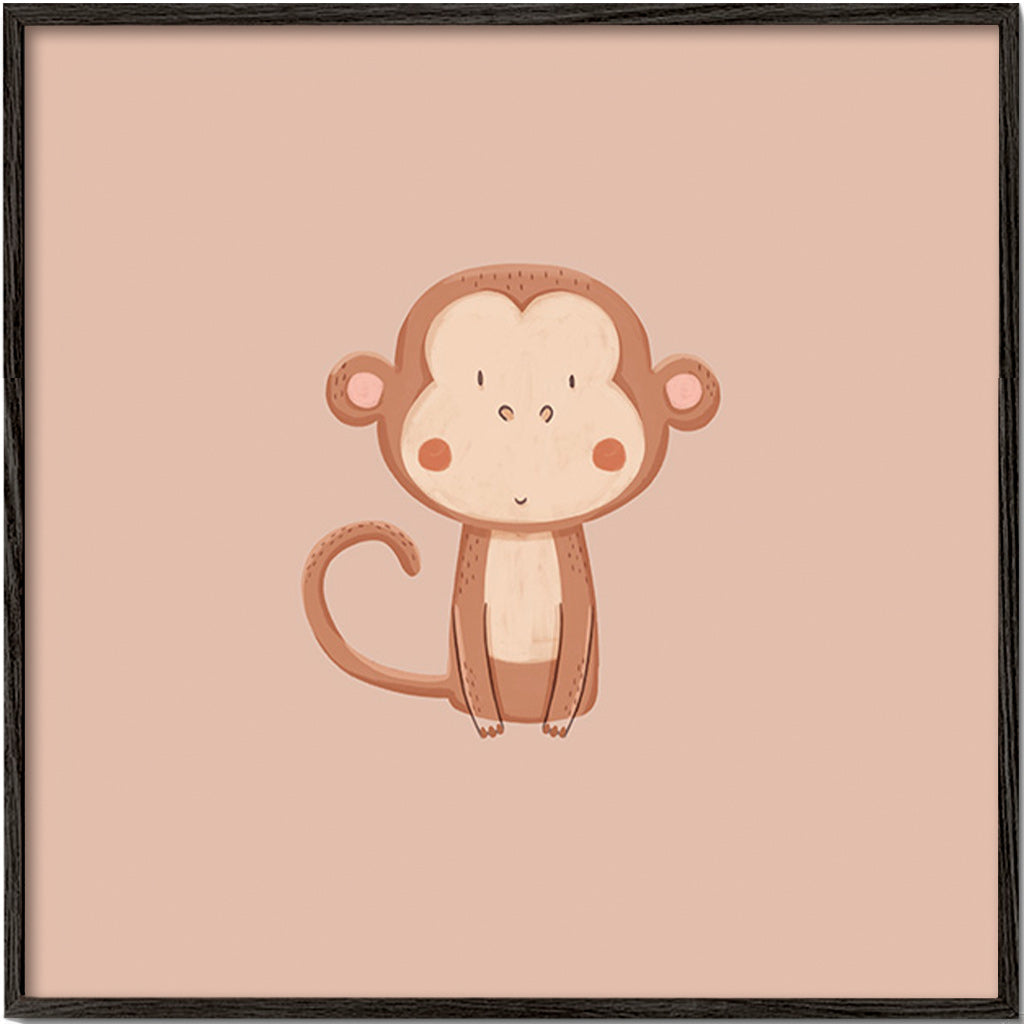 Minimalistisk apa illustration