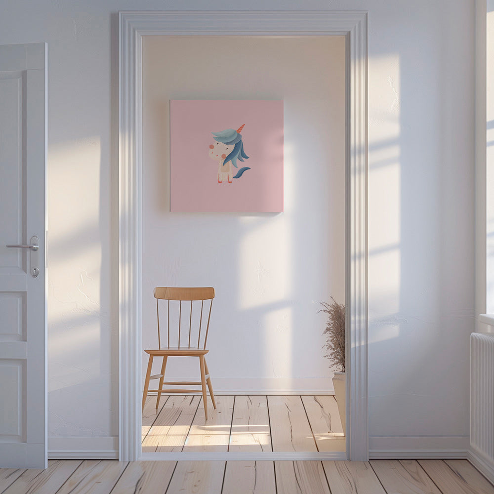 Barnposter: söt enhörning