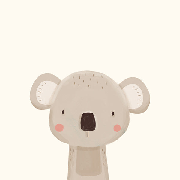 Barnposter koala söt