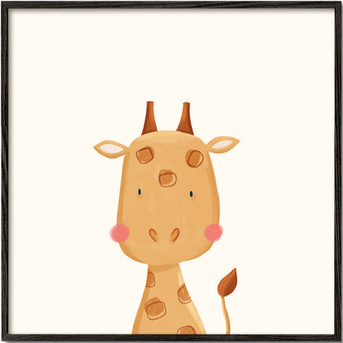 Barnposter: söt giraff