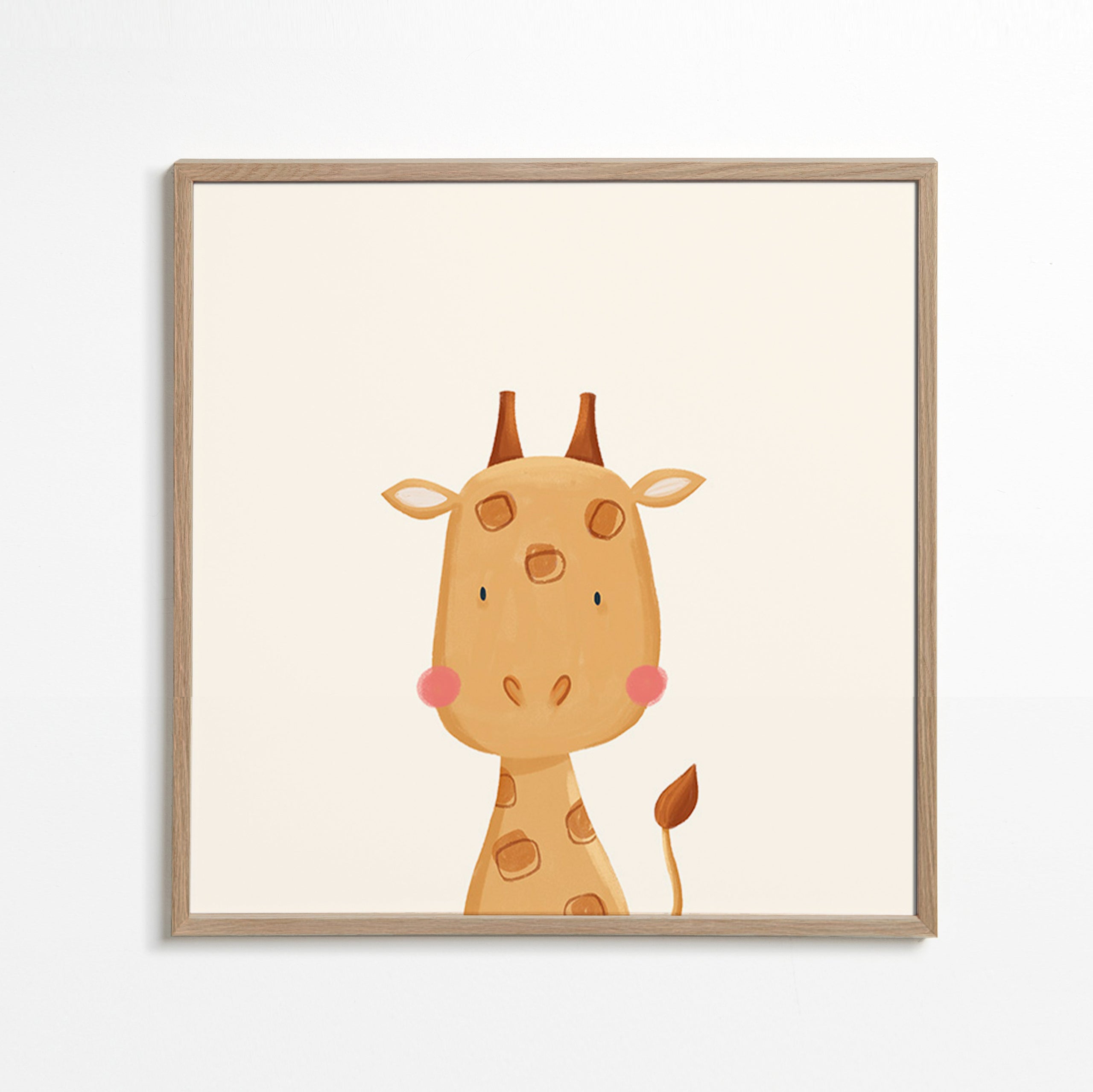 Barnposter: söt giraff