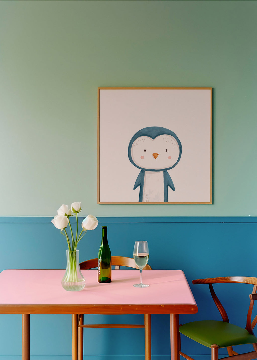Pingvinillustration
