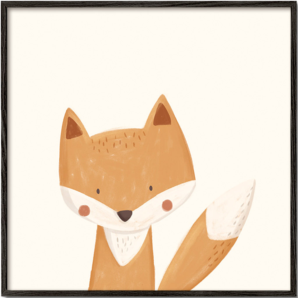 Söt räv illustration