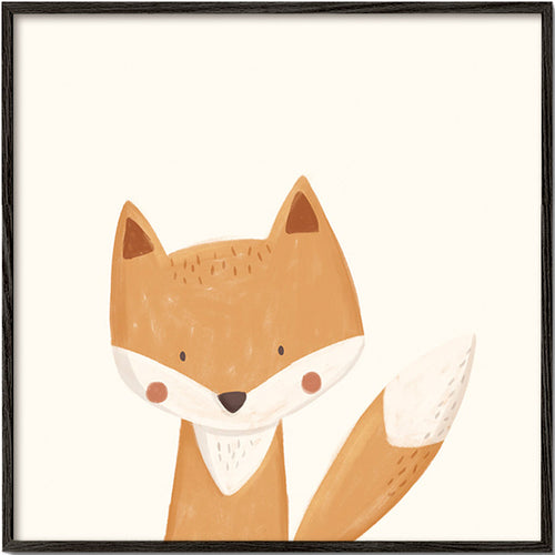 Söt räv illustration