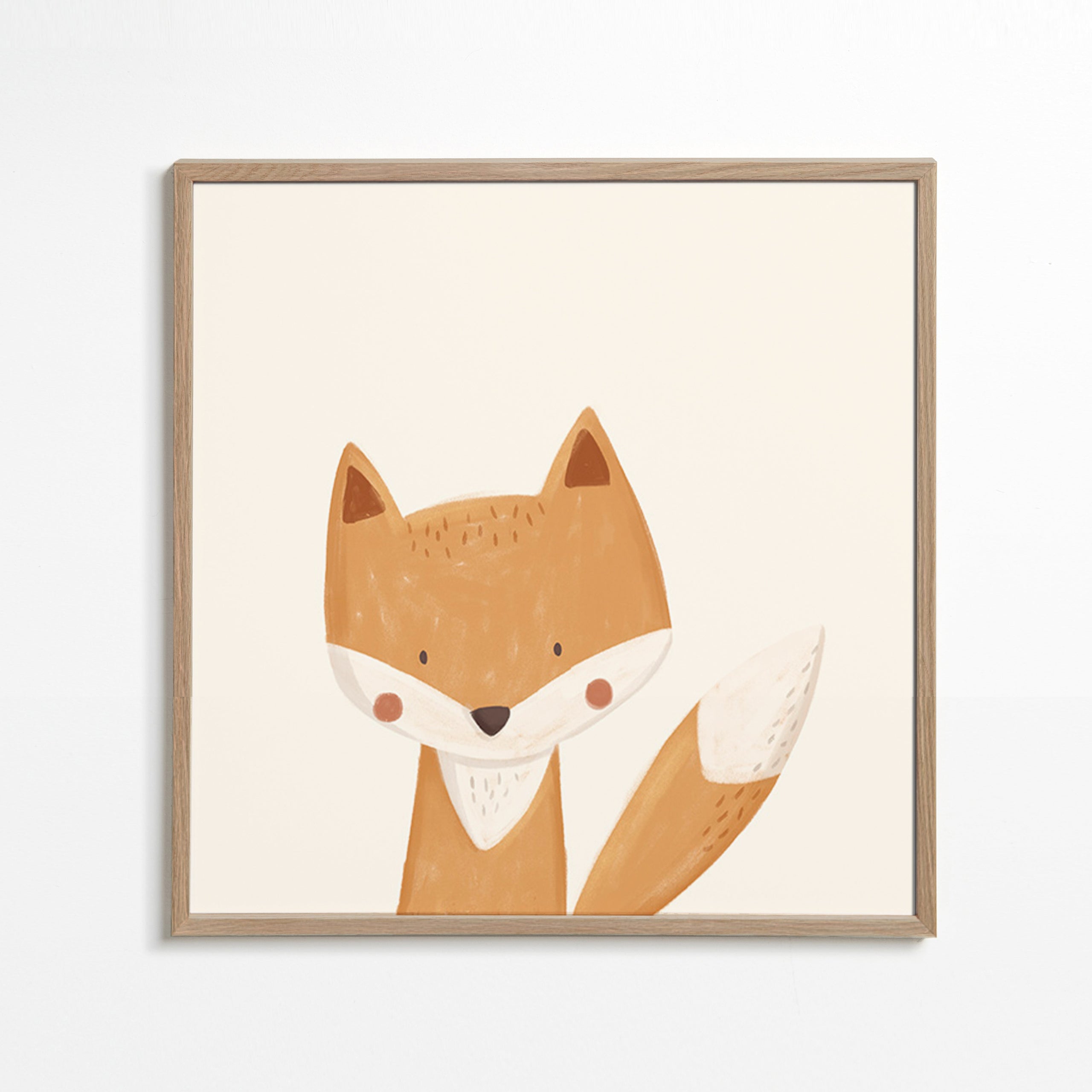Söt räv illustration