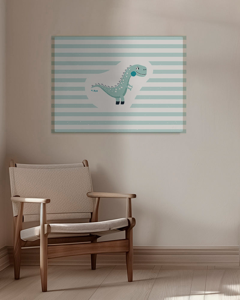 Barnposter T-Rex lekfull