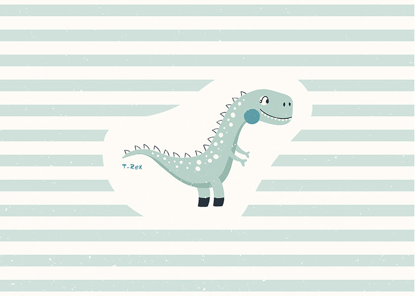 Barnposter T-Rex lekfull