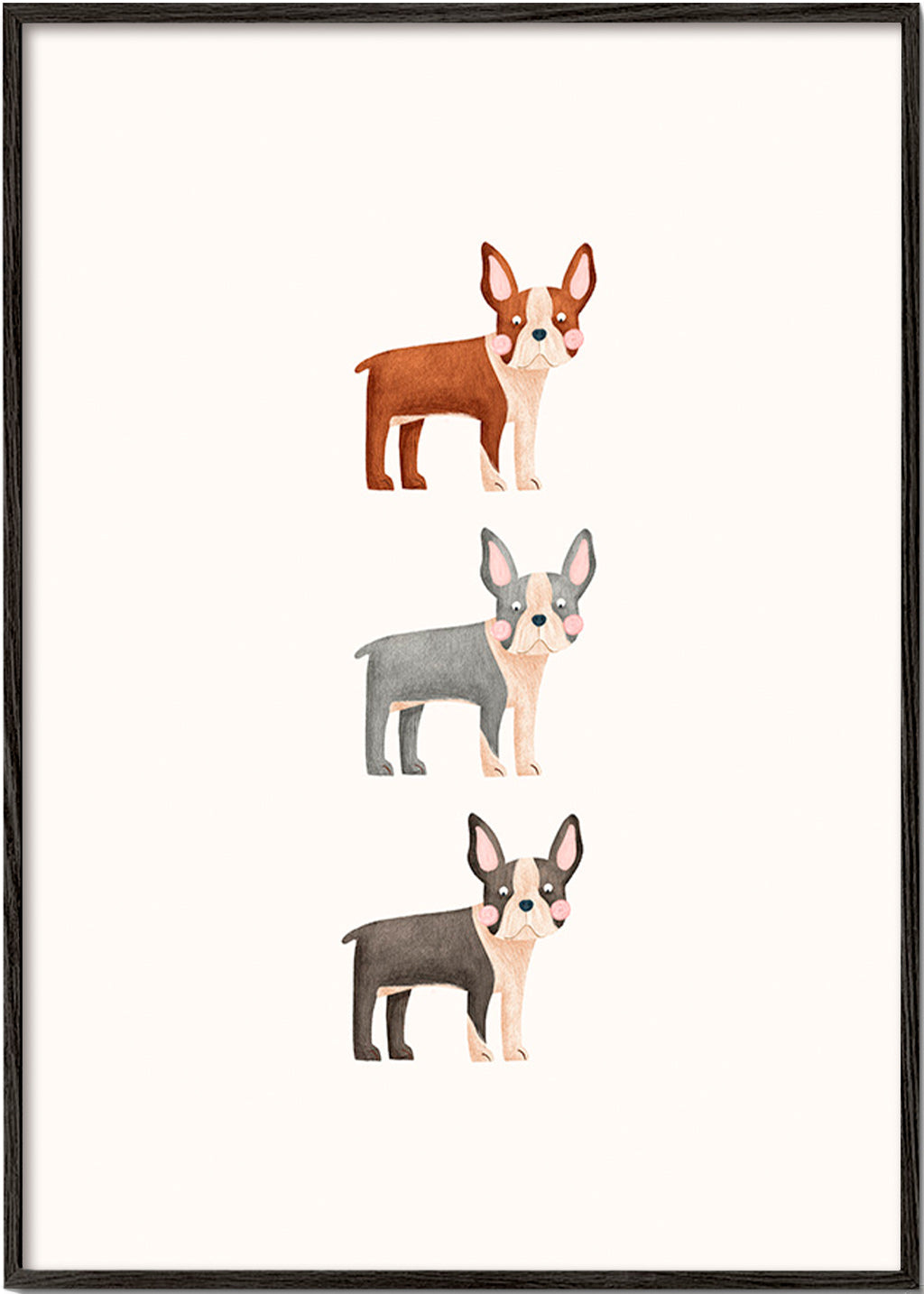Konst Tre Boston Terriers