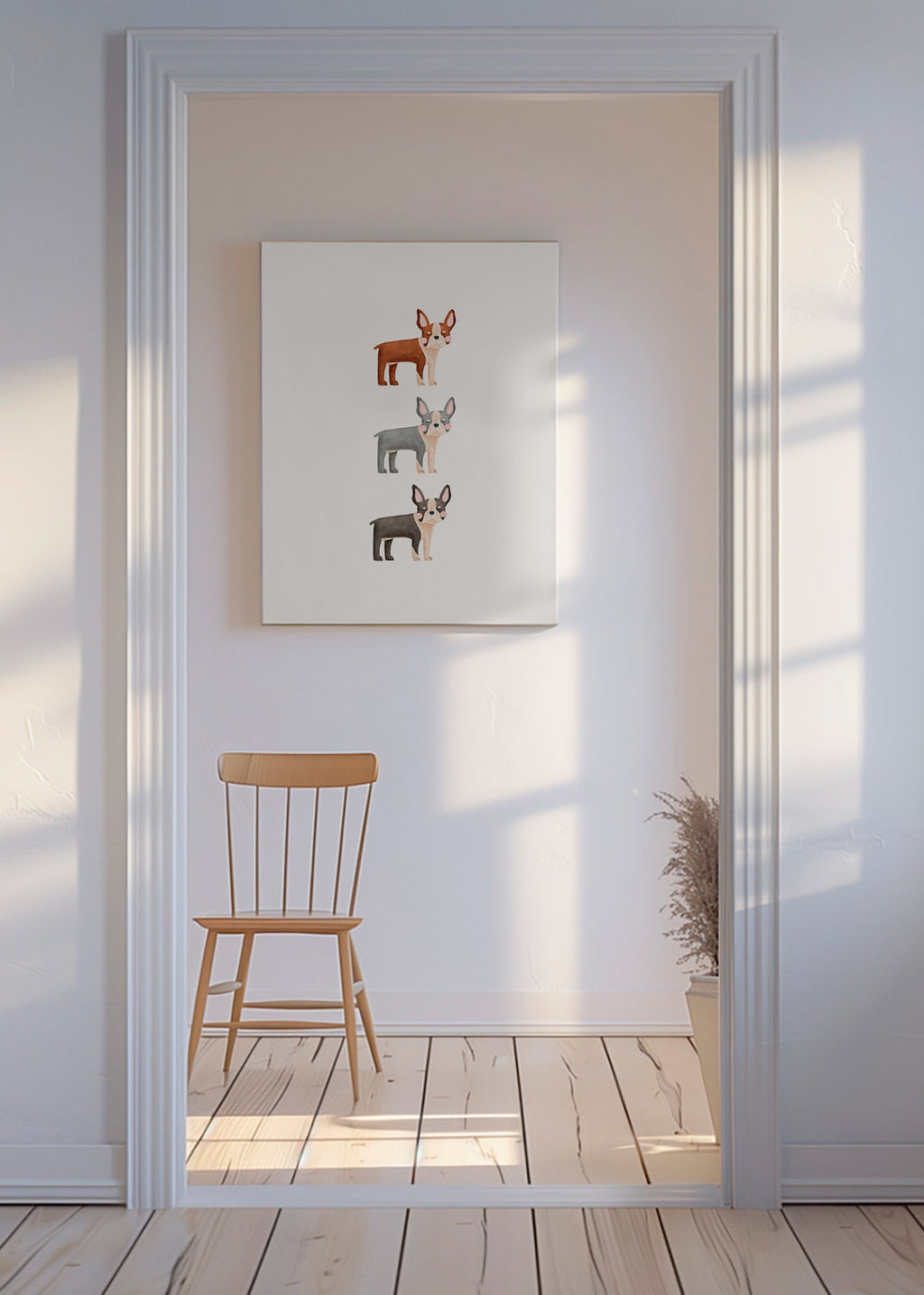 Konst Tre Boston Terriers