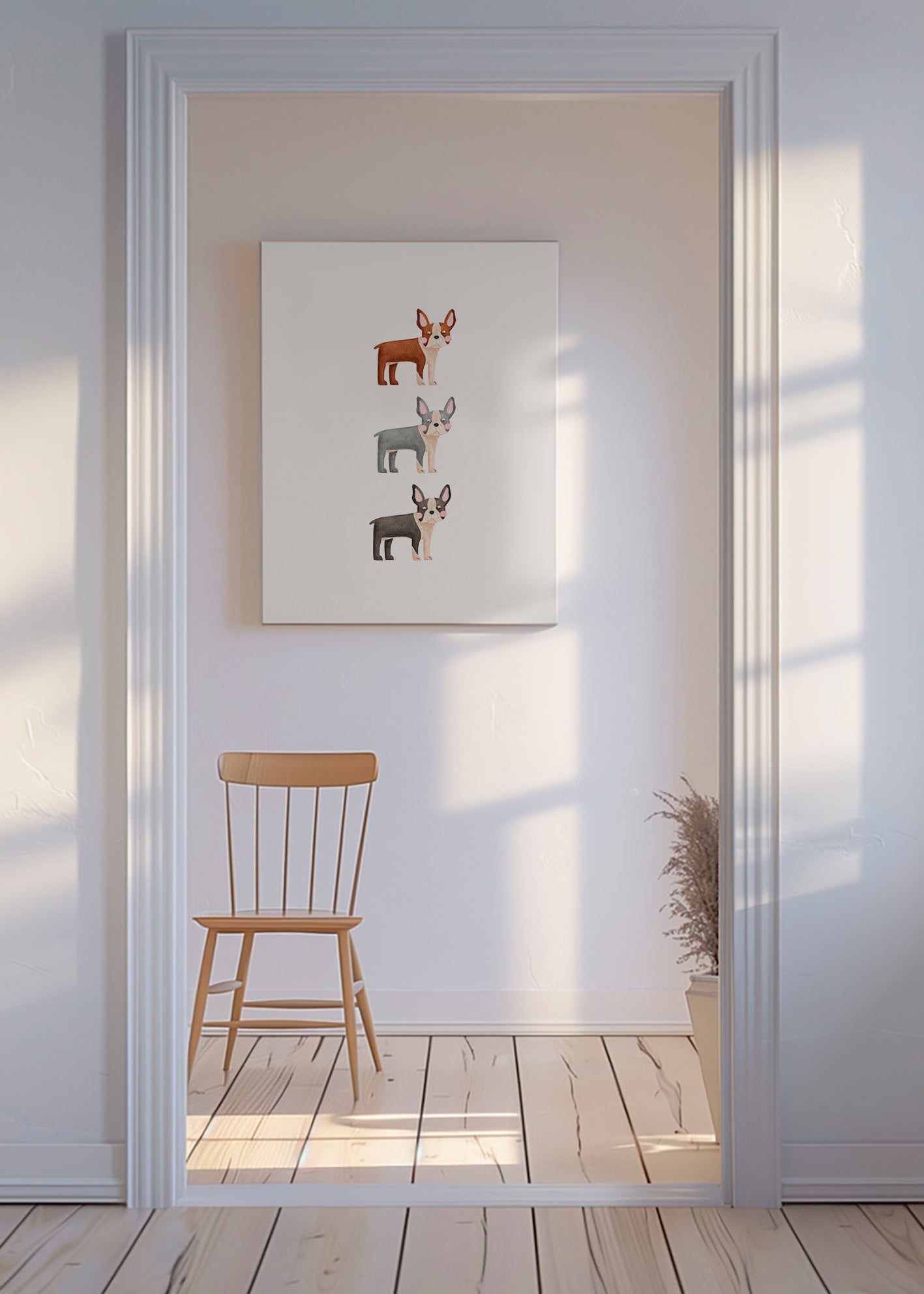 Konst Tre Boston Terriers