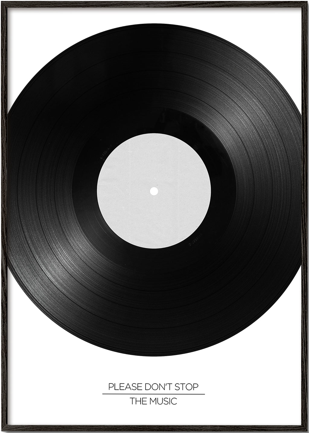 Vinylfotografi med typografi