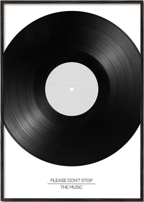 Vinylfotografi med typografi