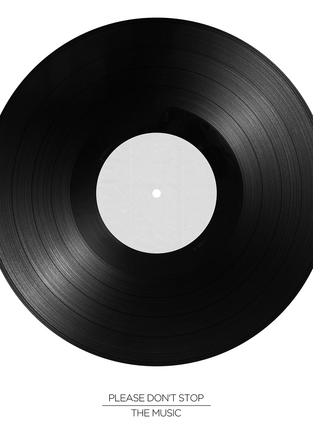 Vinylfotografi med typografi