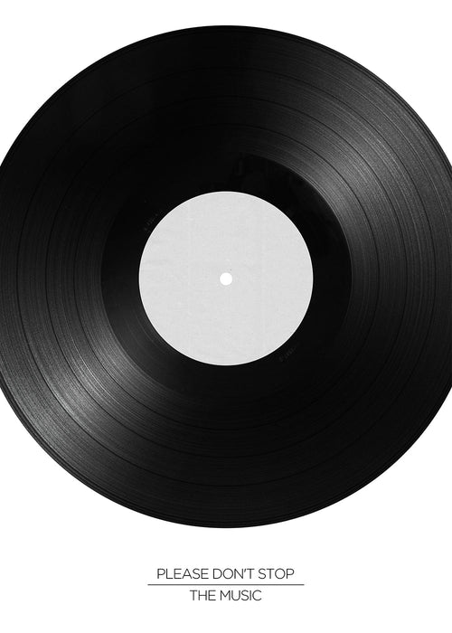 Vinylfotografi med typografi