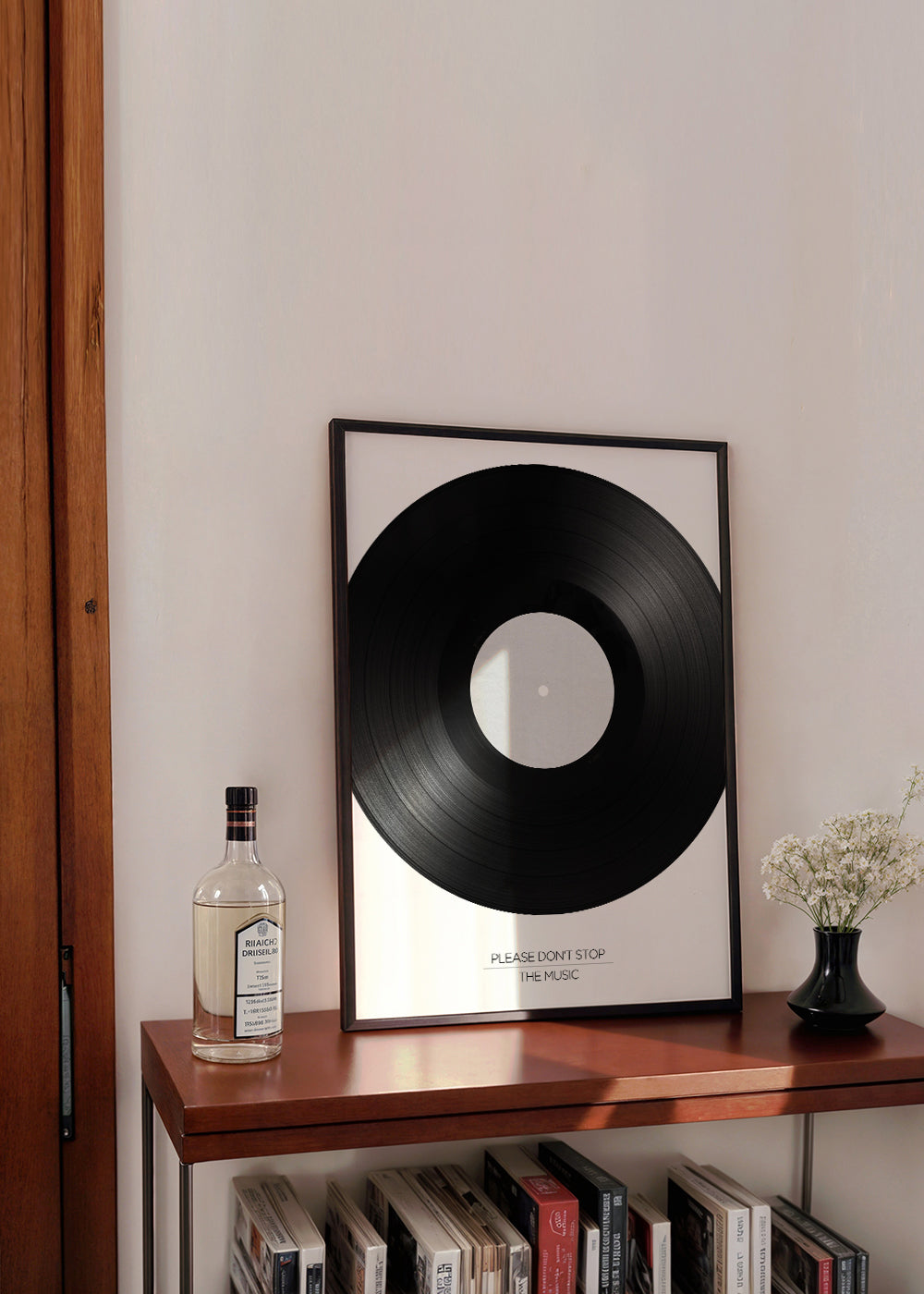 Vinylfotografi med typografi