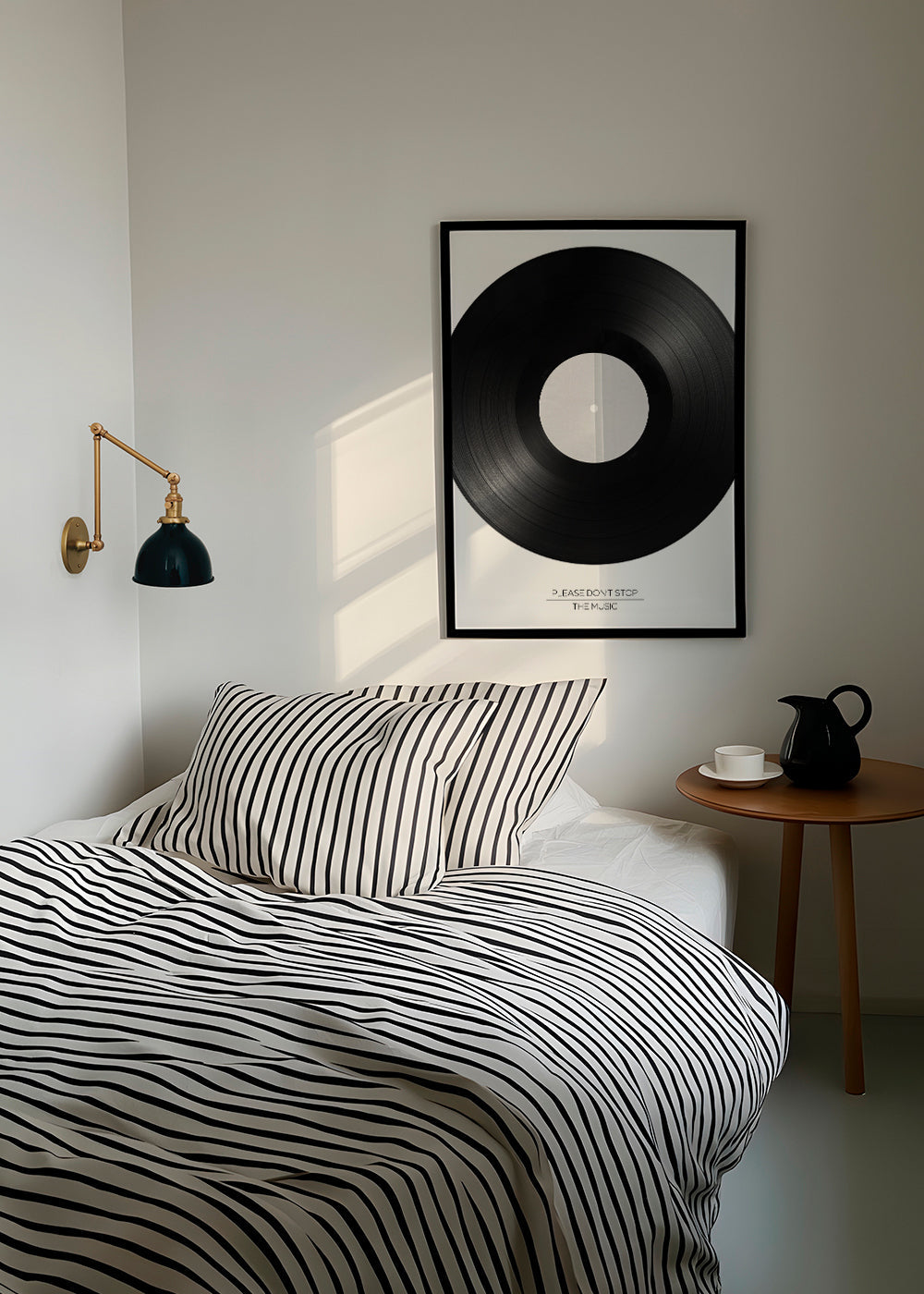Vinylfotografi med typografi
