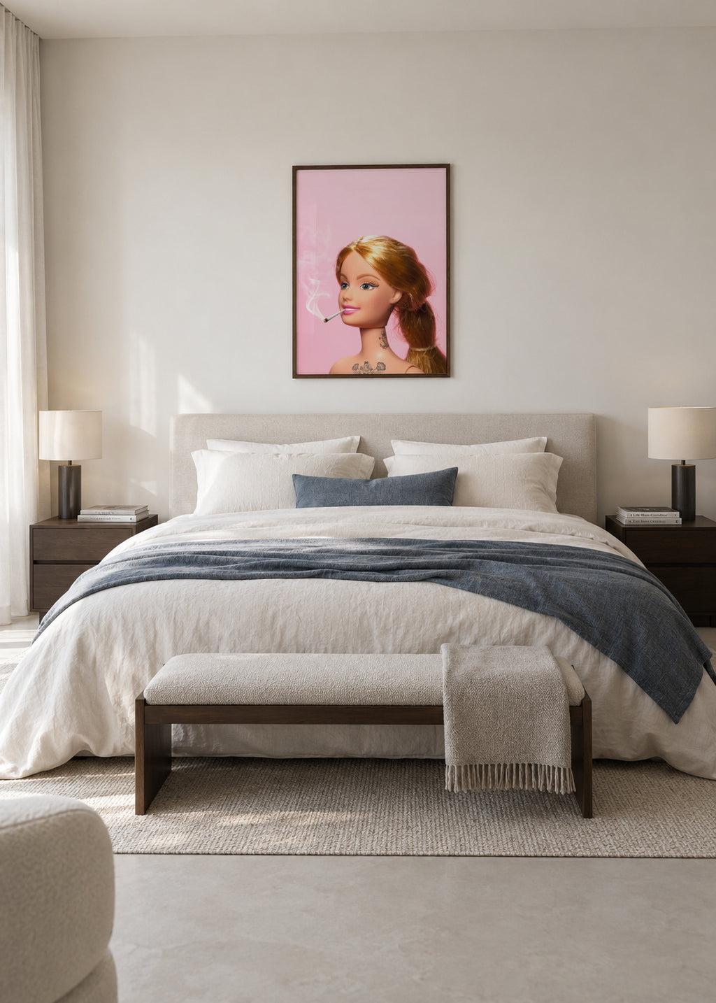 Doll Grown Up - Framed poster in an interior