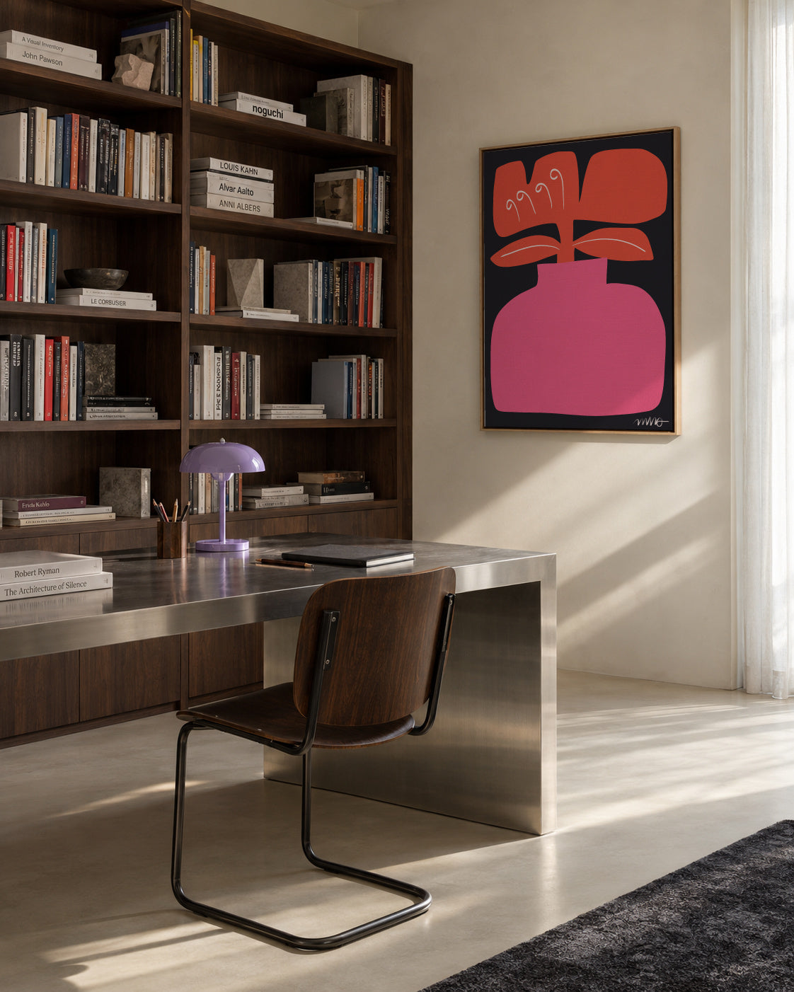 Keukenhof 01 - Framed canvas in an interior