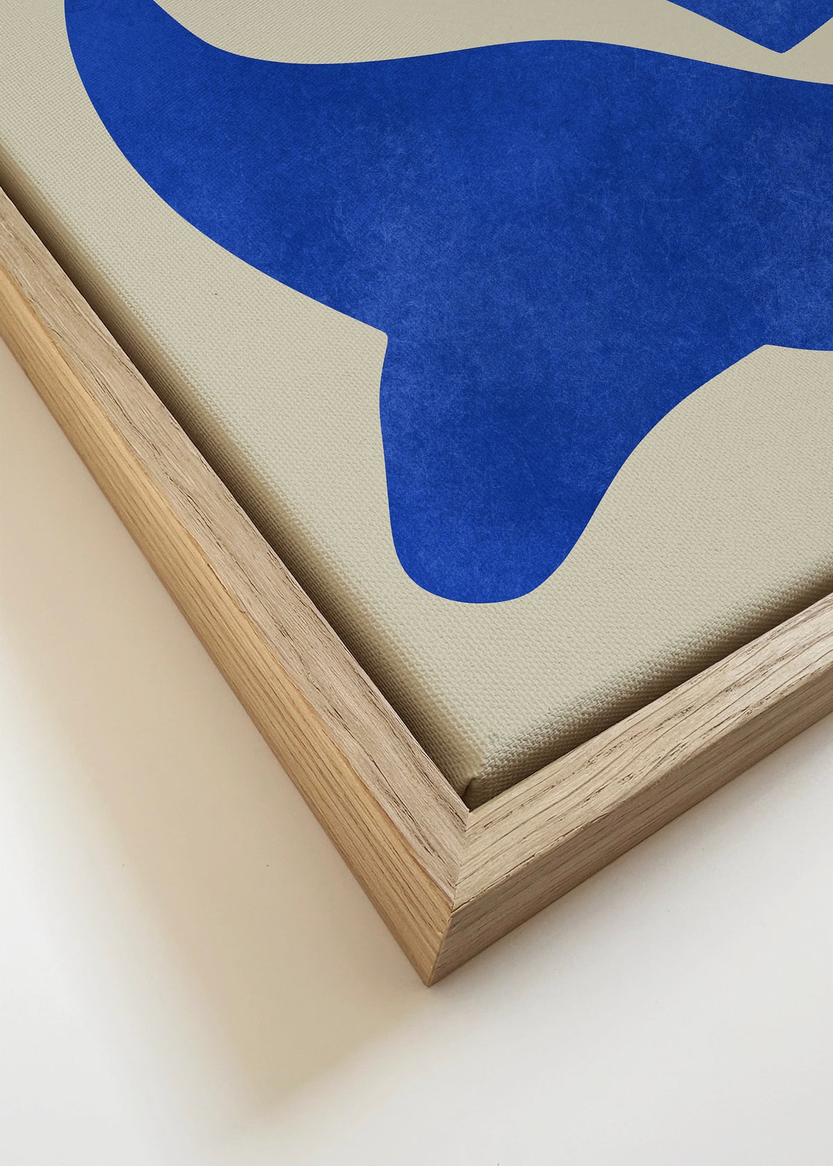 Blue Nude - Framed canvas detail