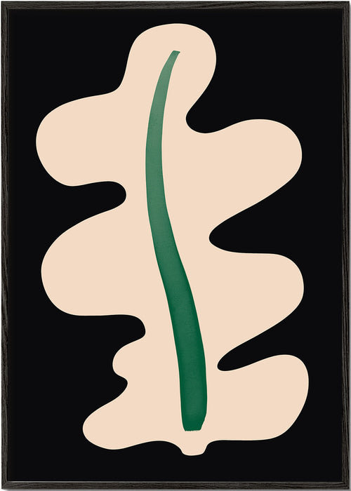 Botanisk poster abstrakt blad