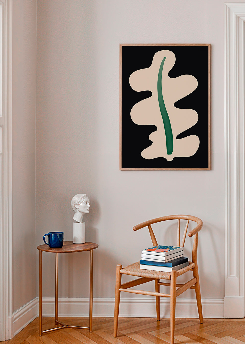 Botanisk poster abstrakt blad