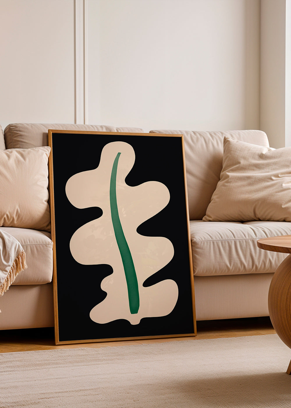 Botanisk poster abstrakt blad