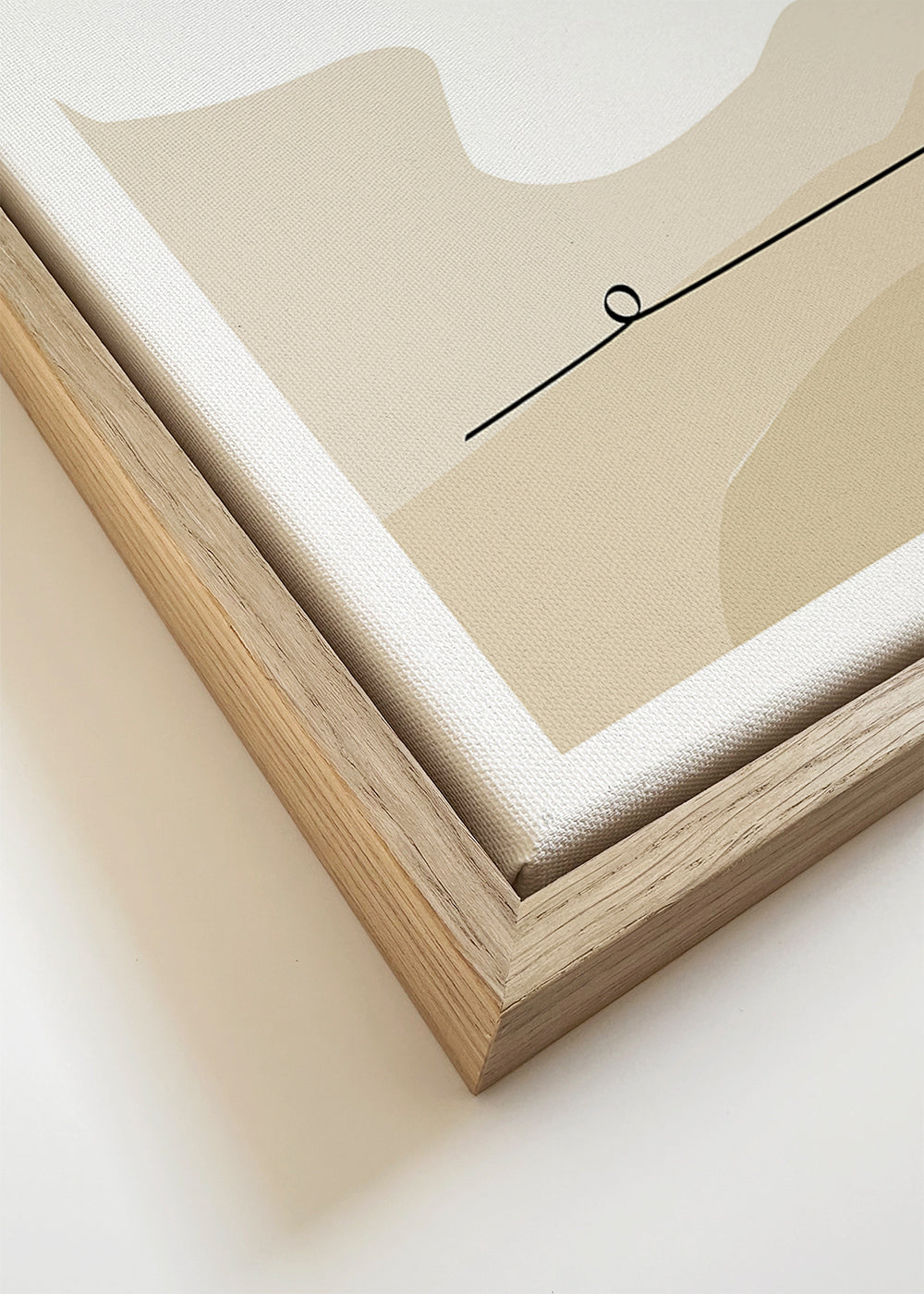 Avslappnande design: yogaposition i ett streck
