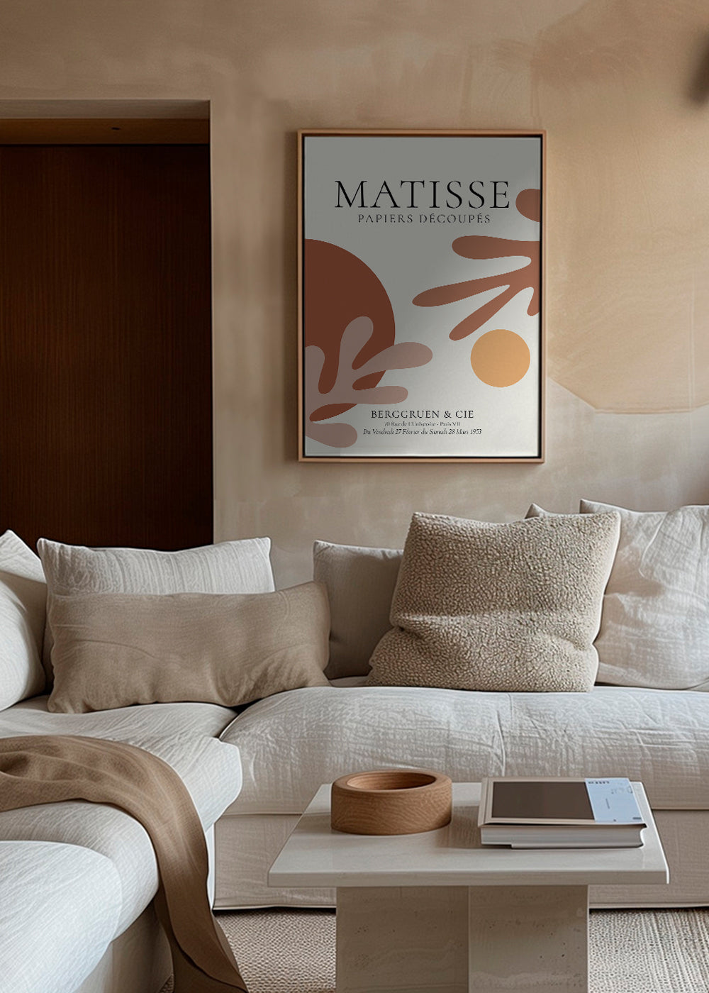 Vintageposter inspirerad av Matisse-utklipp
