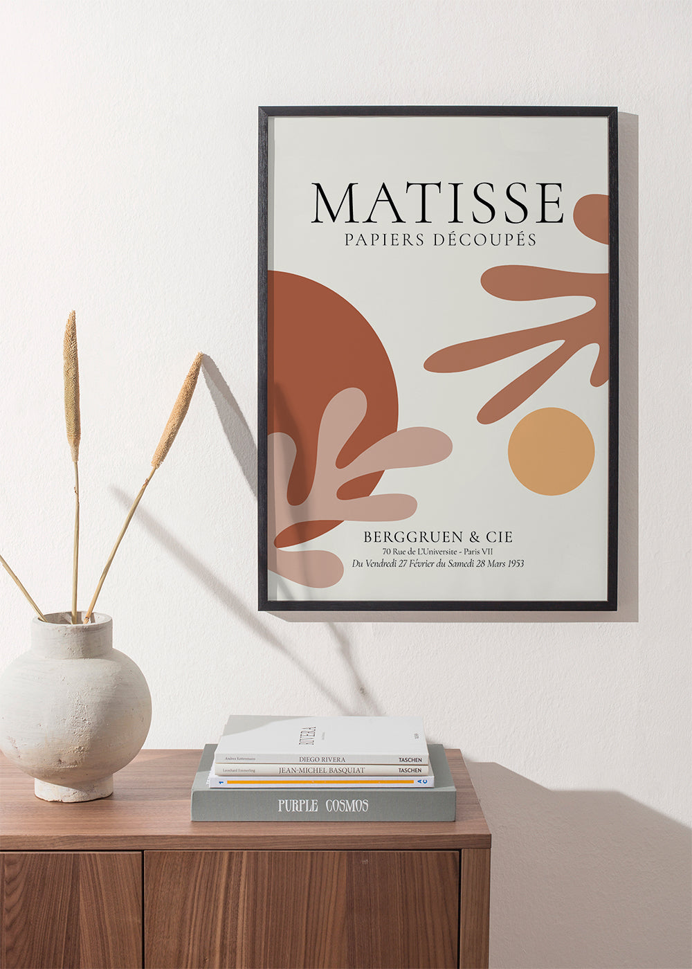 Vintageposter inspirerad av Matisse-utklipp