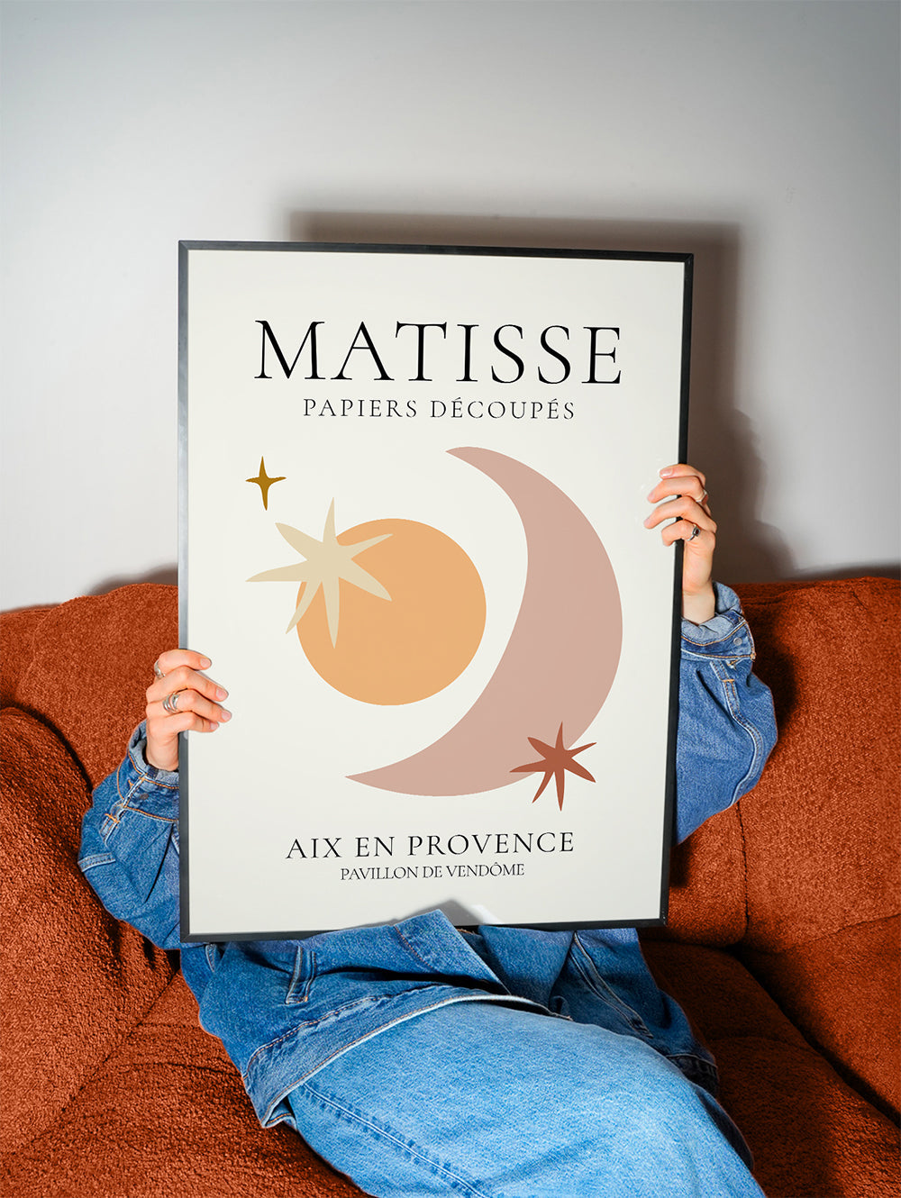 Illustration Matisse papiers découpés pastelltoner
