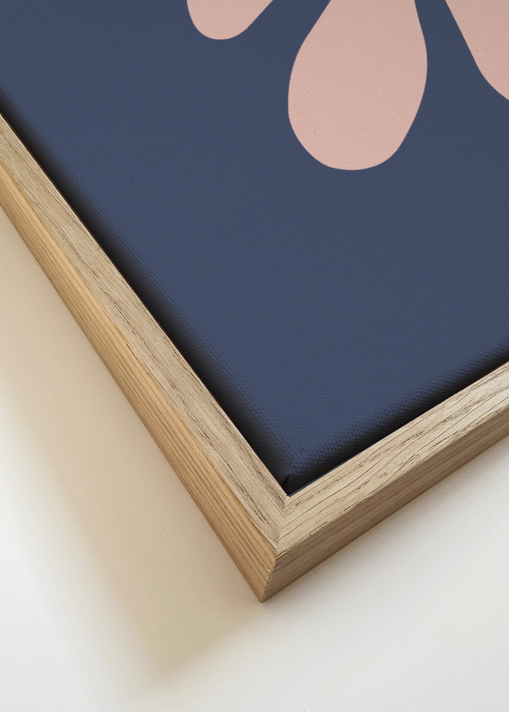 Henri Matisse NAVY papiers découpés II - Framed canvas detail