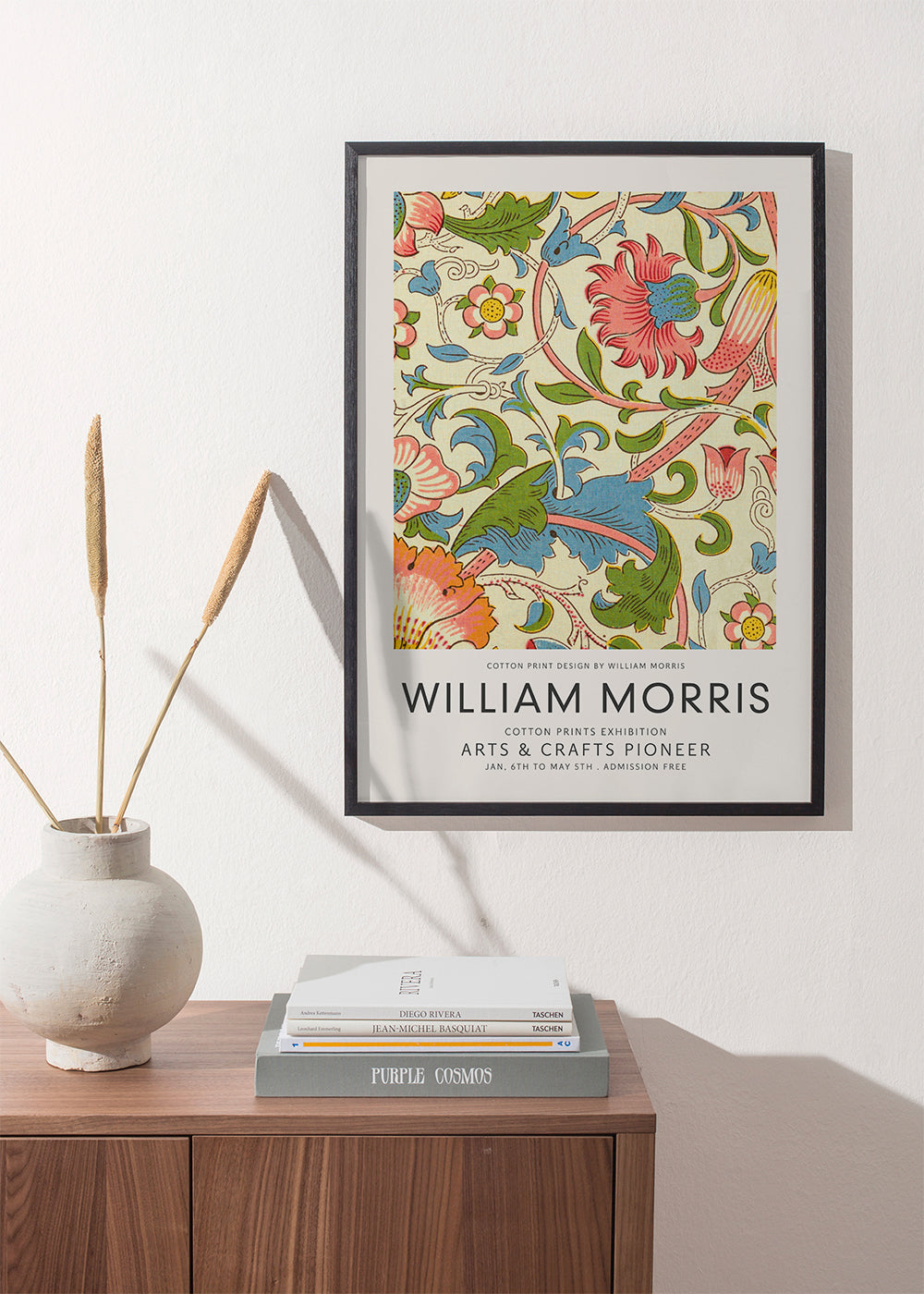 Botanisk poster William Morris blommönster