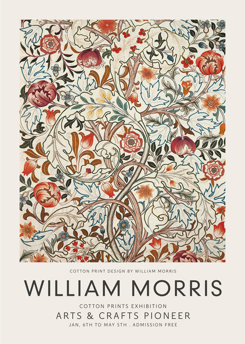 Botanisk tryck William Morris blomsterpatron