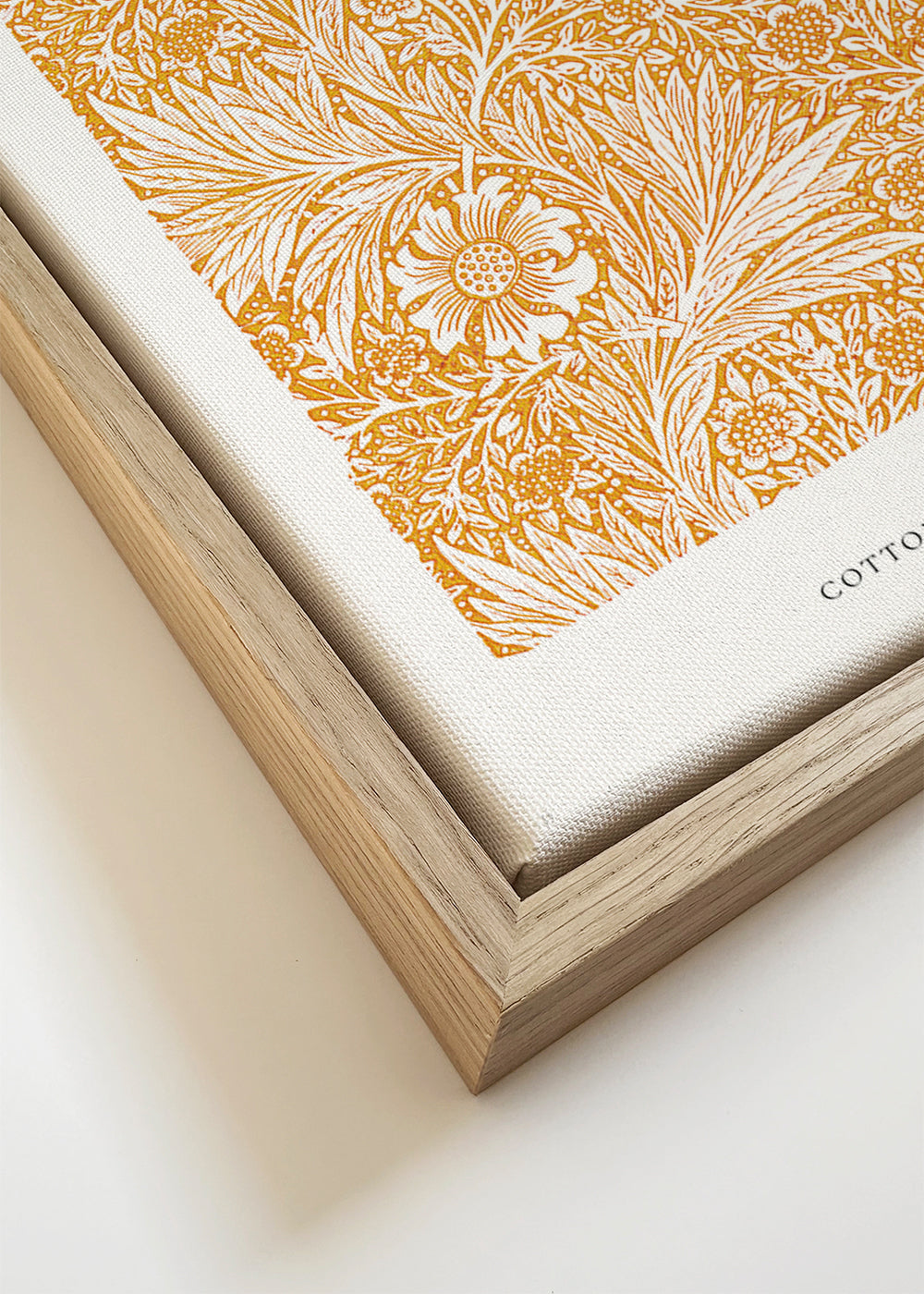 Botanisk tryck William Morris Marigold-motiv