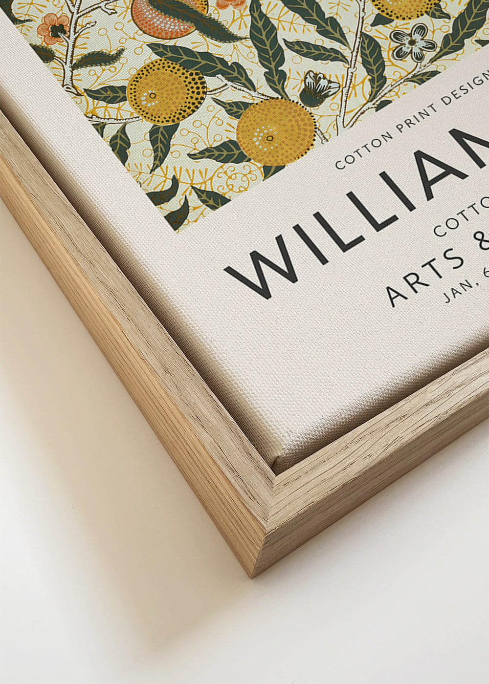 Botanisk poster med fruktmönster William Morris