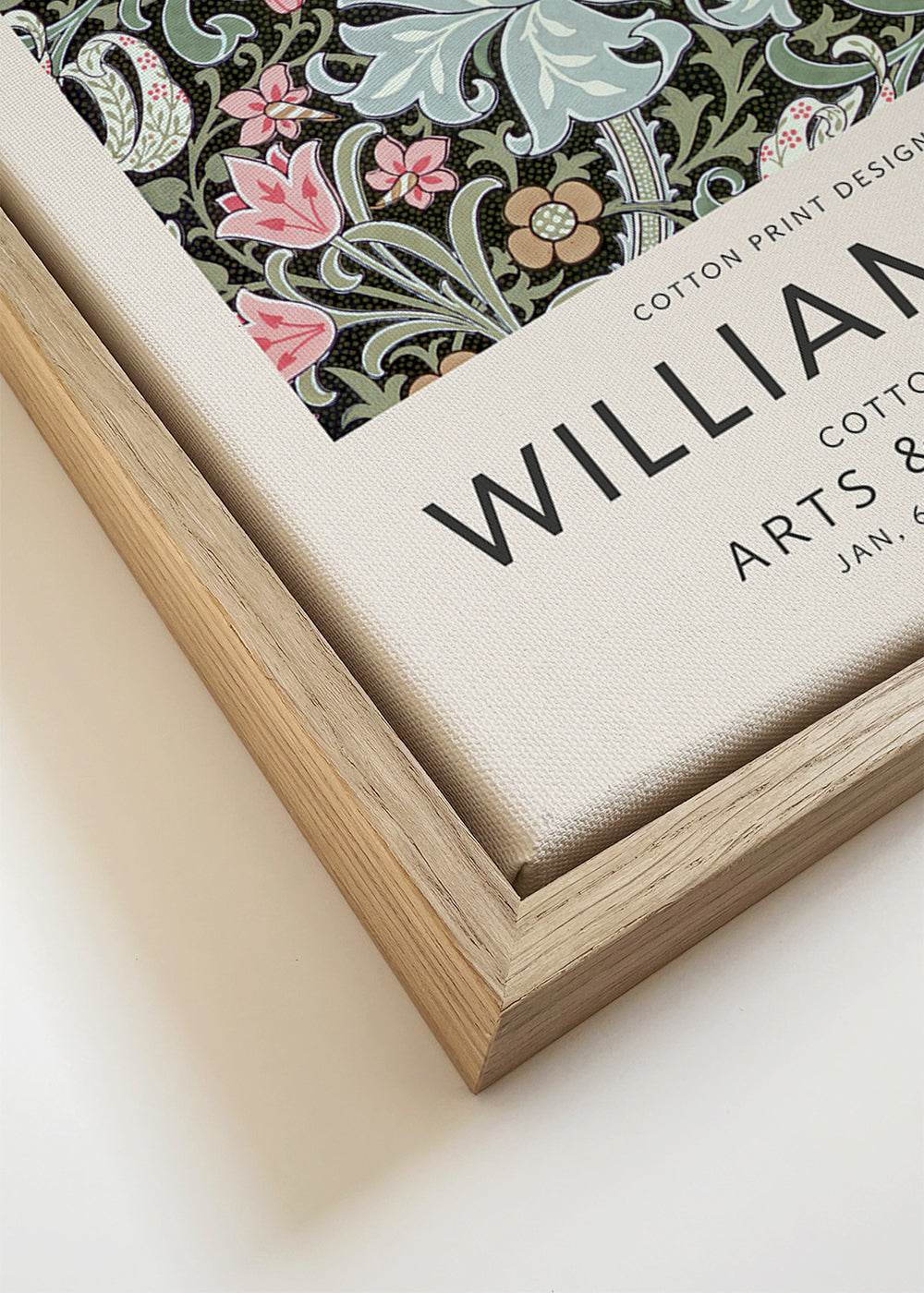 Botanisk poster William Morris blommönster