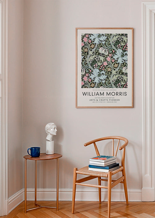 Botanisk poster William Morris blommönster