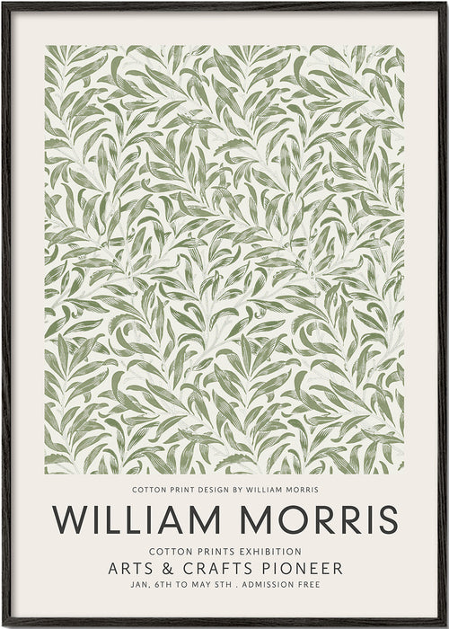 Botanisk poster William Morris bladmotiv