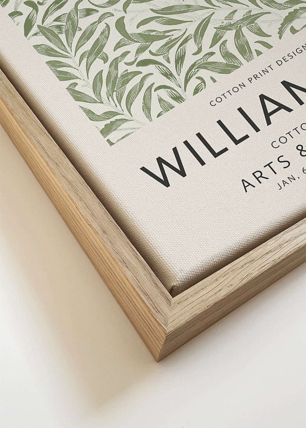 Botanisk poster William Morris bladmotiv