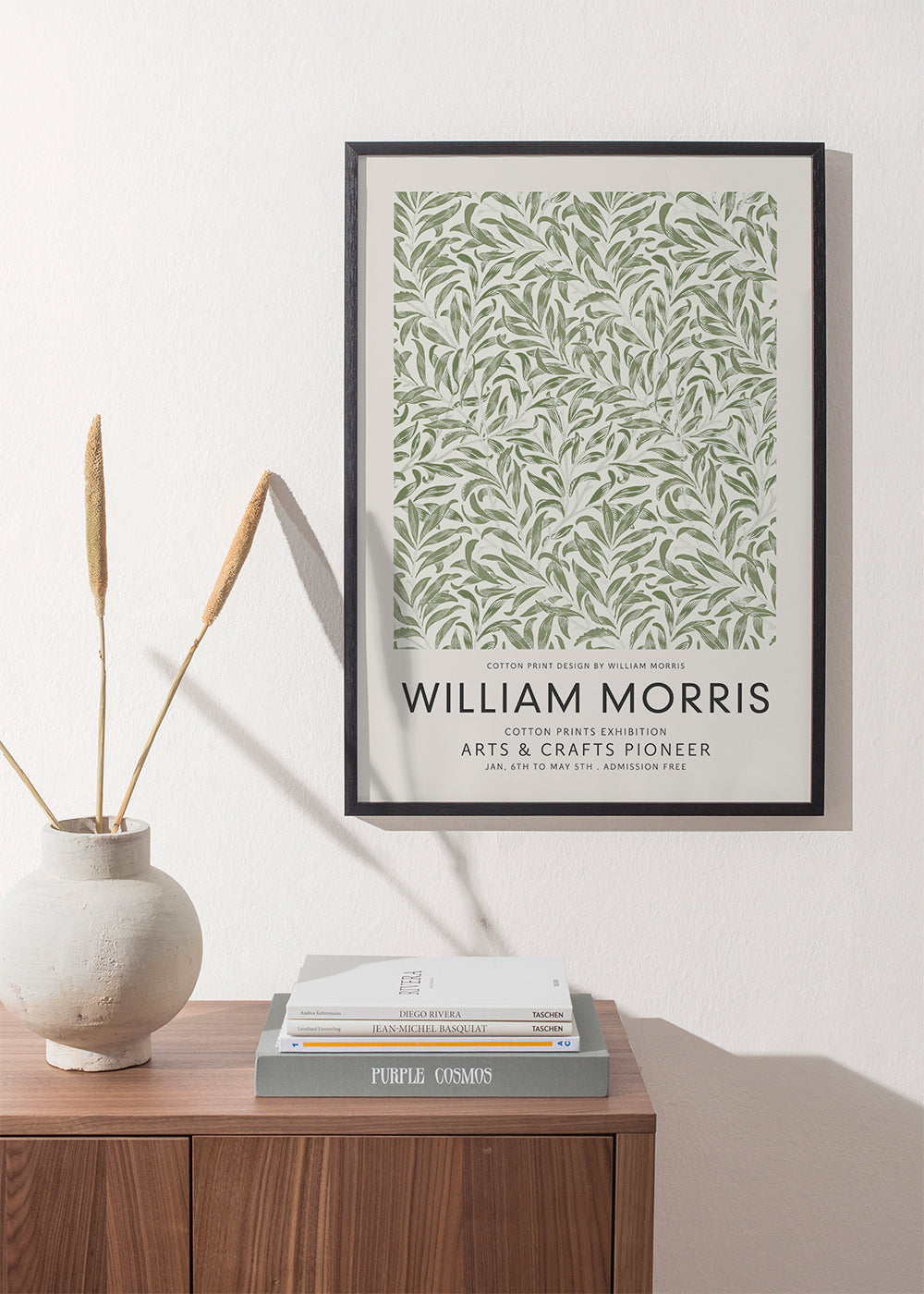 Botanisk poster William Morris bladmotiv