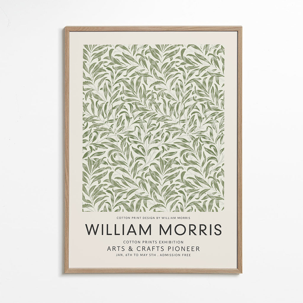 Botanisk poster William Morris bladmotiv