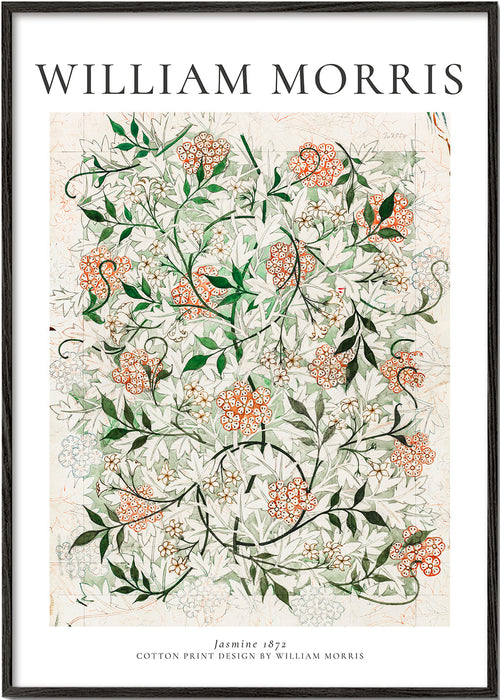Botanisk poster med jasmin av William Morris