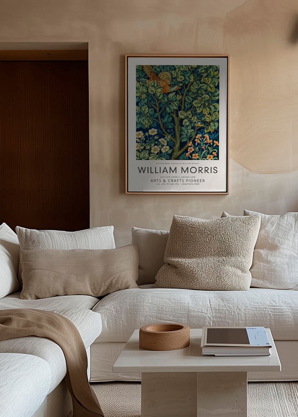 Botanisk poster William Morris fasan
