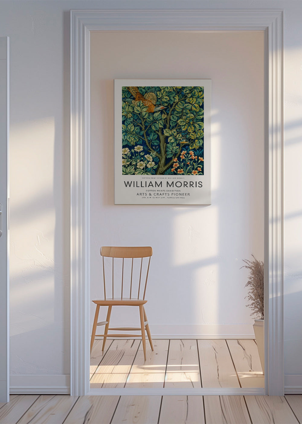 Botanisk poster William Morris fasan