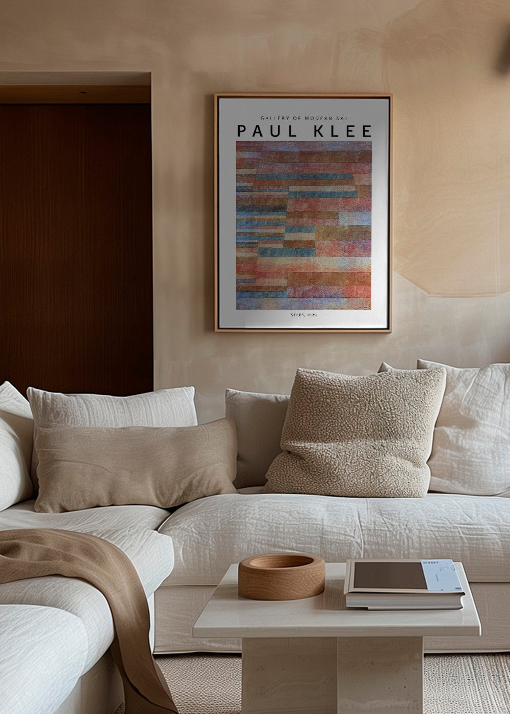 Abstrakt konstverk Steps av Paul Klee
