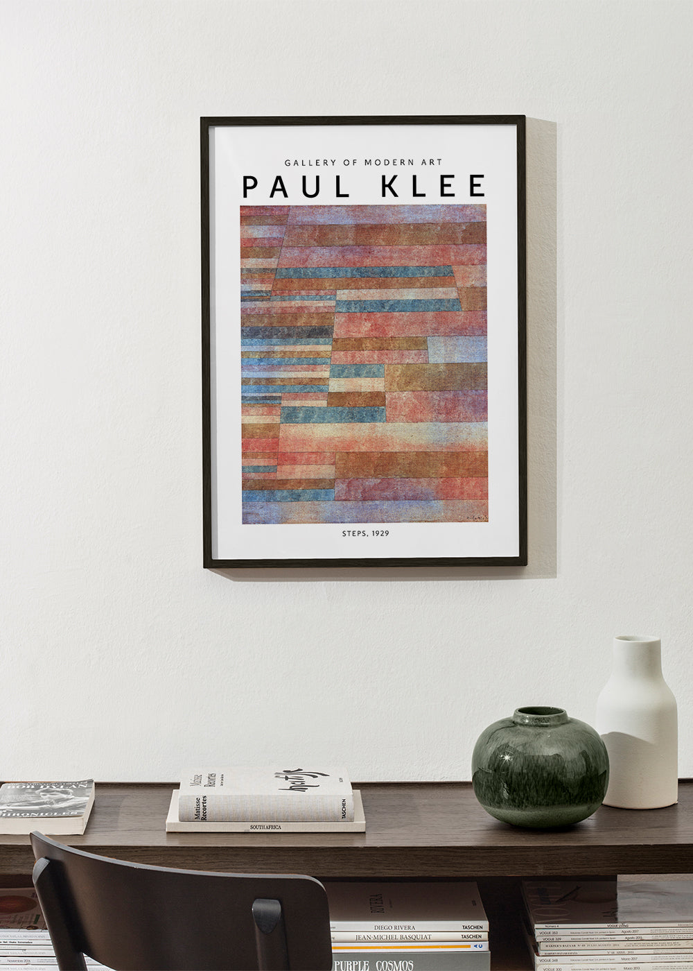Abstrakt konstverk Steps av Paul Klee