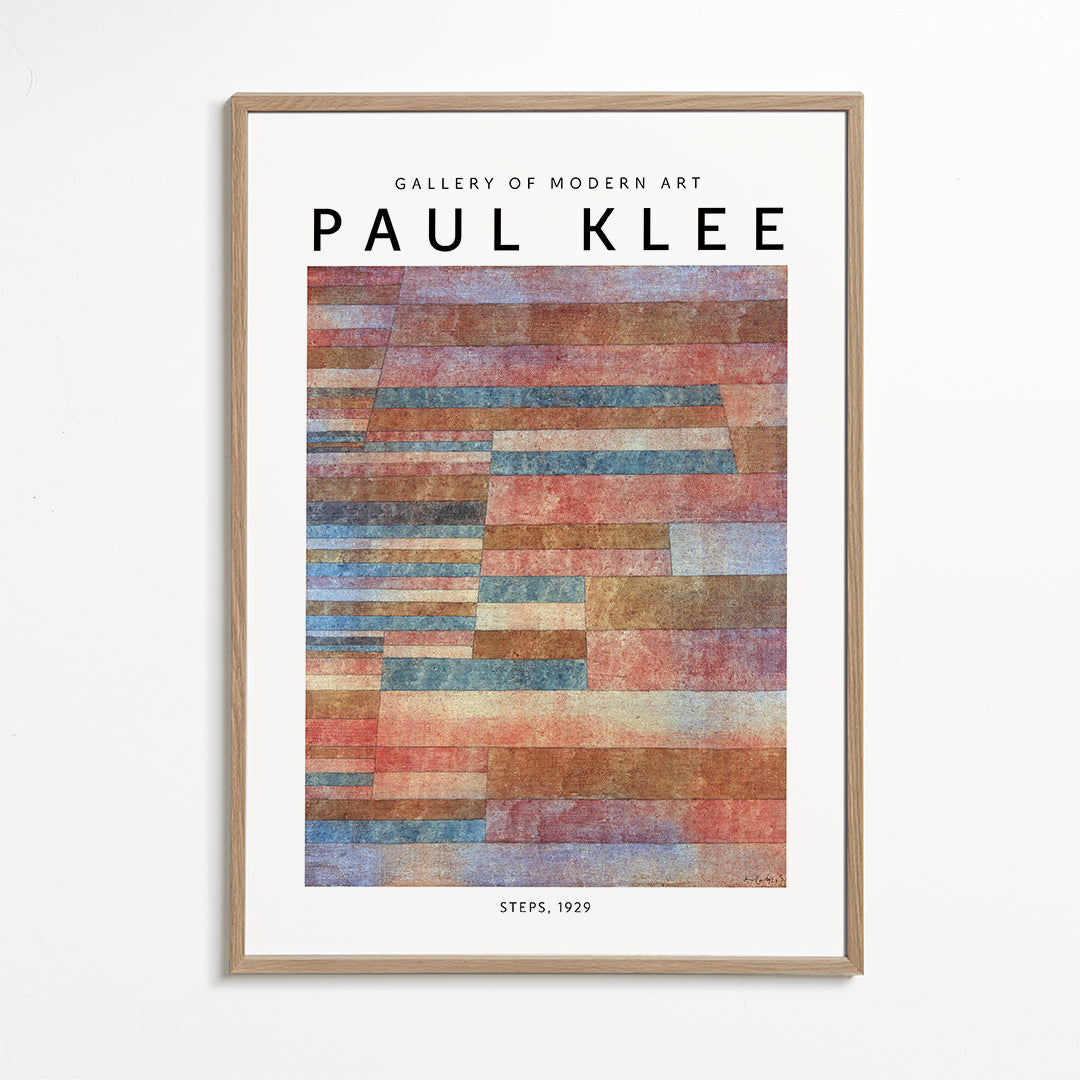 Abstrakt konstverk Steps av Paul Klee