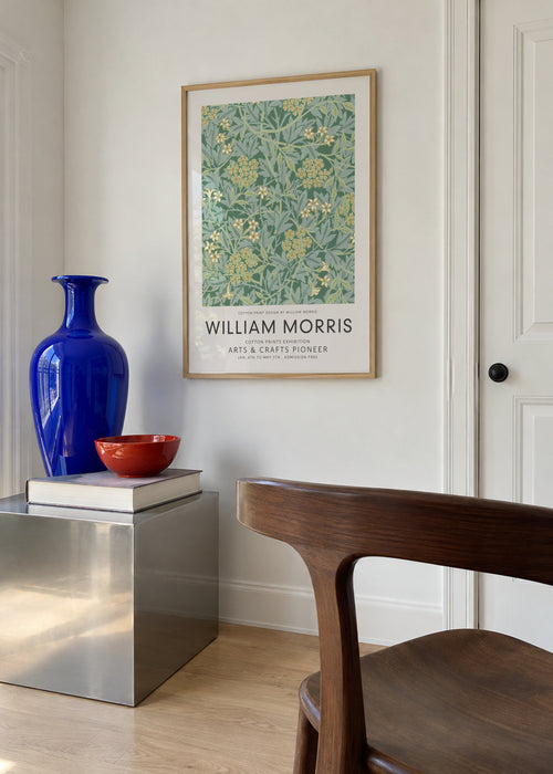 William Morris pattern VIII - Framed poster in an interior