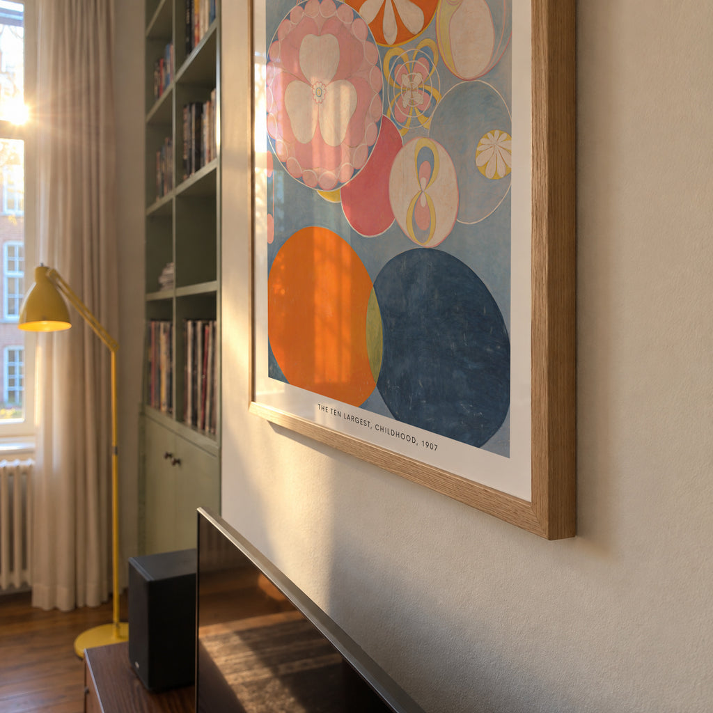 Hilma af Klint The Ten Largest - Framed poster detail