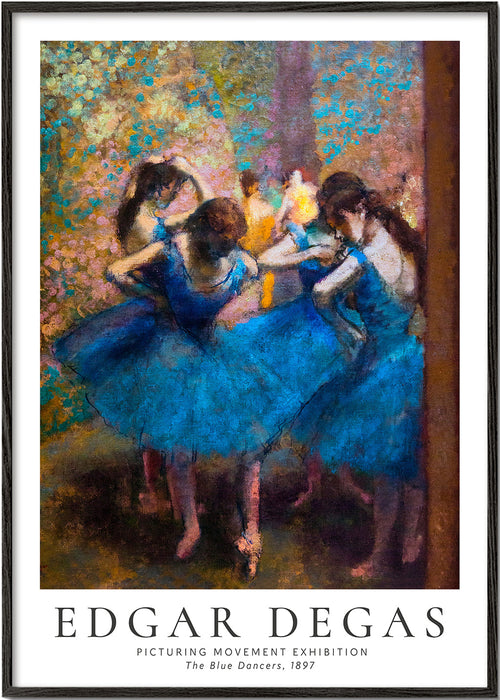 Illustration av blå ballerinas